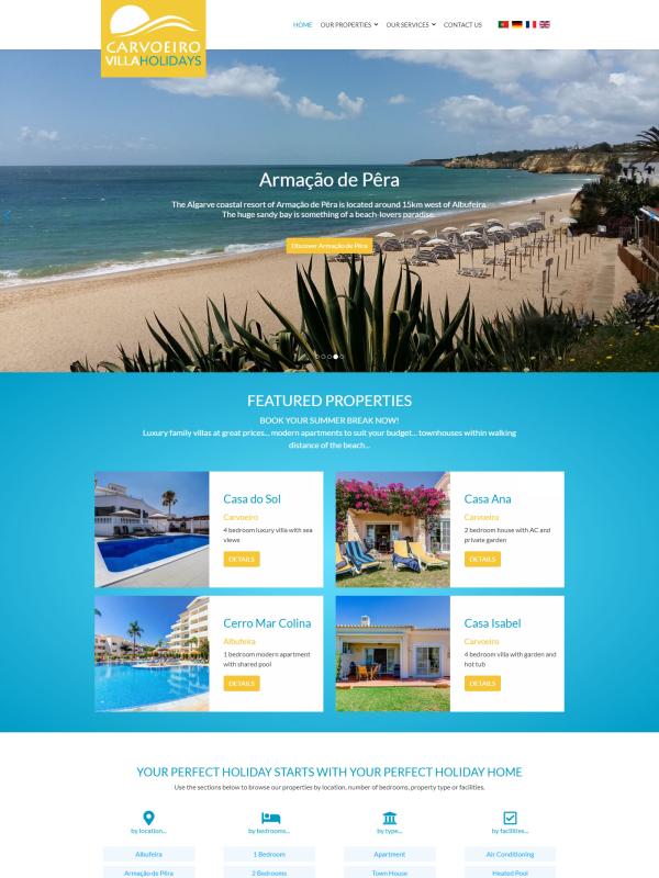 carvoeirovillaholidays.com